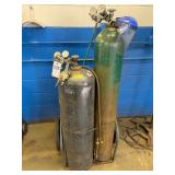 Acetlyne Torch Set on cart Acetlyne Torch Set on cart