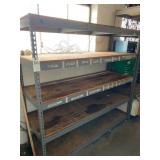 Metal and Wood Shelf Metal and Wood Shelf