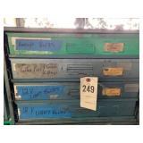 Parts bins and contents Parts bins and contents