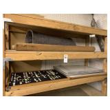 Wooden Shelf with Contents Wooden Shelf with Contents