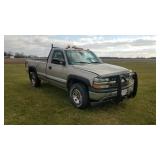 Marion Ohio 2000 Chevy 2500 4x4 pickup w/ plow