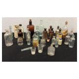 Collection of Vintage Medicine Bottles