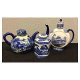 Vintage Teapots & Ginger Jar, Oriental