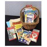 Basket of Maps & Brochures