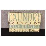 Laundry Room Metal Sign