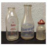 Milk Bottles & Shaker