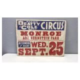 Vintage Circus Sign