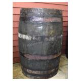 Large Wood Wine Barrel