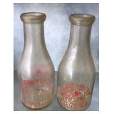 Vintage Milk Bottles