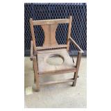 Vintage Wood Potty