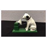 Cast Iron RCA Like Dog Bank