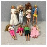 8 Dolls, Mattel & Others