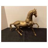 Large Brass Horse, 15x3x12' tall