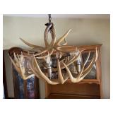 Antler style chandelier, works