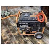 Generac GP6500E Generator & light, works
