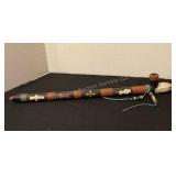 Decorative Ceramic Peace Pipe, 23'
