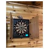 Halex electronic dart board, powers up