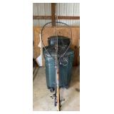Rubbermaid trash cans & fishing gear