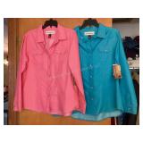 2 NWT Bit & Bridle Ladies Shirts