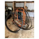 Plywood cart, edging & poly tubing