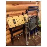 Shop Force work table, walker & exercise machine