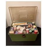 Loaded Vintage Sewing Box