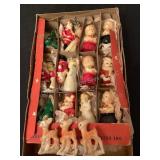 Vintage Christmas Candles & Ornaments