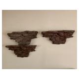 Faux Plastic Rock Wall Shelves