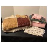 Blankets, towels, pillow cases