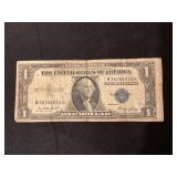 1935E one dollar silver certificate