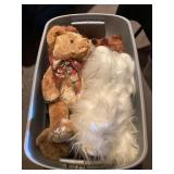 Tote of Stuffed Animals