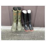 Men's LaCrosse (13), Women's rubber boots (8) and