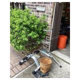 Exercise equipment, stationary bike, corner