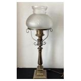 Frederick Cooper Lamp, 24' tall, works,heavy metal