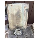 3 Slate Pieces (14x24') & decor
