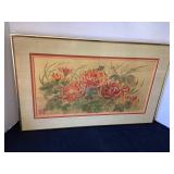 Jacqueline Stubbs 24x15' Floral Picture
