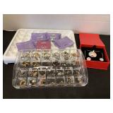 Pierced Earrings, earring trays, new earring