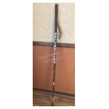 59' Whistle Creek Hickory Walking Stick with