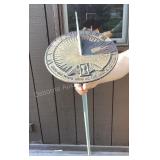 Sundial on a pole