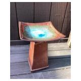 Ceramic Birdbath, 2 piece, 15' tall x 11 1/2ï¿½