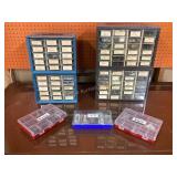 Hardware storage organizers &contents