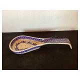 Polish Pottery spoon rest