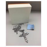 Steel by Design from QVC Cross Necklace