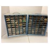 Metal Organizers of hardware, 13x6 1/4x15" tall