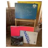 Easel, poster board & more