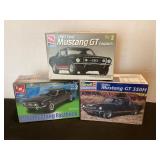 Mustang model kits, 2 sealed