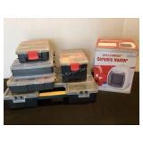 Ceramic heater & 5 storage organizers