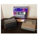 Polaroid Sun660 & boxed Polaroid Spectra AF camera