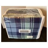 New Northern Lights Plaid Full Sheet Set