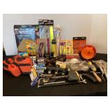 Hardware, forearm forklift, funnels, saws & more